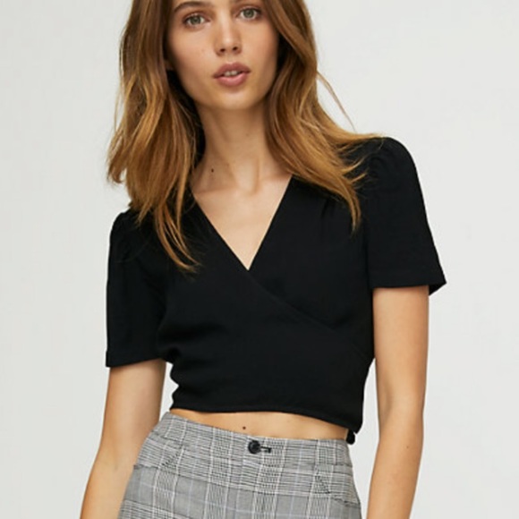 Aritzia white tie top - Picture 2 of 6